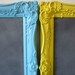 SALE 20% Off at Check-out Chalkboard, Magnetic Chalkboard, Memo Board, Vintage Ornate Frame Sunshine YELLOW 18" x 21"