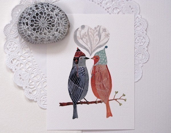 Lovebirds Print