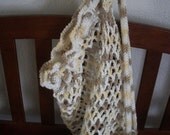 Market Bag in White, Yellow, Tan