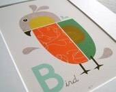 Small giclee bird print (item No. P-2008-1) 