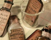 Wooden Medicine Bottles