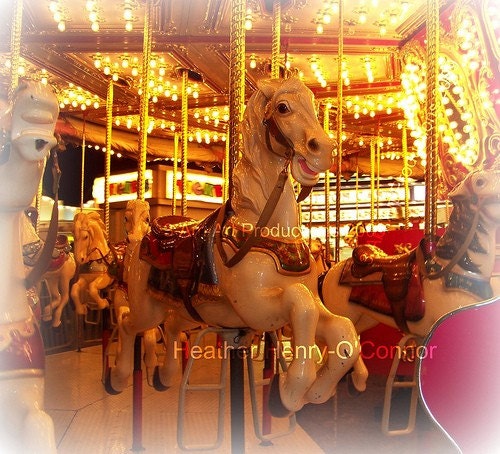 11x14 Archival Image of a Merry-go-round Horse