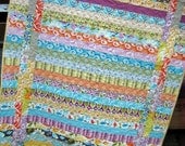 QUILT PATTERN.... Quick and Easy...one Jelly Roll, Between the Lines