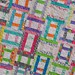 Quilt Pattern, Lap, Twin or Baby ....Honey Bun OR quarter yards of fabric, Criss Cross Applesauce