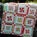 QUILT PATTERN PDF, Baby or Lap .... Easy...one Layer cake or Fat Quarters, Lemonade Lollipop