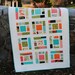 Baby Quilt PATTERN or Lap Quilt.... Layer Cake, Fat Quarters, or scraps ...Sassy Frass