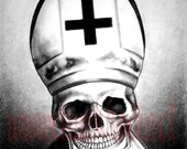 Print 8x10"  - Pope for the Dead