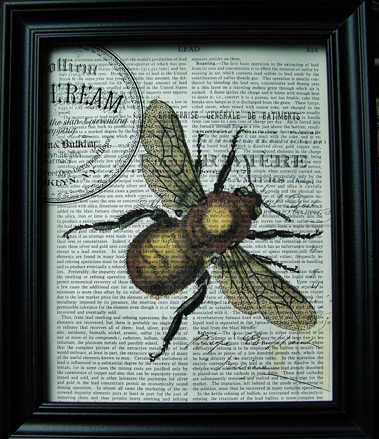 Bee, Vintage Advertisment, French Advertising, Ephermera,Winterberry Cottage