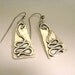 Wind Bender Handmade Earrings - Oxidized