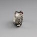 Sterling Silver Spinner Ring with Gemstones - Little Twiddle II