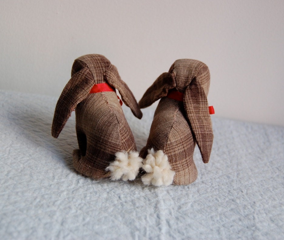 Medium Plaid Bunny