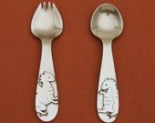 dragon spork and spoon set