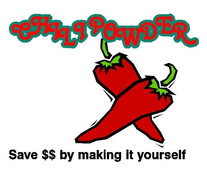 Chili Powder RECIPE - Save money - DIY - Easy - Economical
