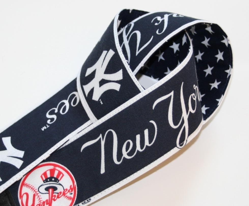 Camera Strap  -  Rare New York Yankees Vintage Script Logo - SLR, DSLR