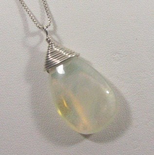 Luminous Samoan Island Pineapple Quartz pendant with sterling silver Custom designer jewelry Australian Designer MSIA team jewellery