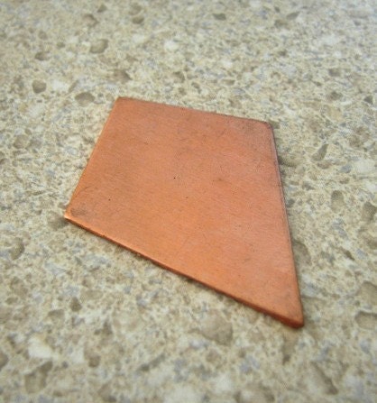 Genuine Copper stamping kite shape - Large
