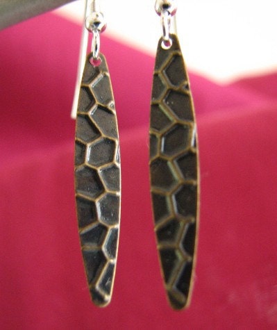 Brass Daggers and Sterling silver earrings Custom designer jewelry Australian Designer MSIA team jewellery