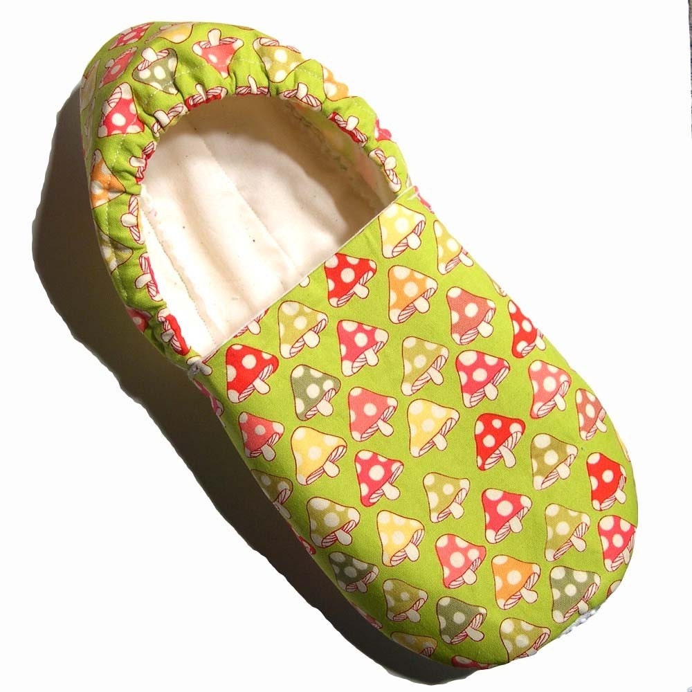 Mushrooms Adult Slippers