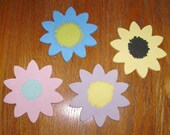 Floral Burst Art Coasters - SALE