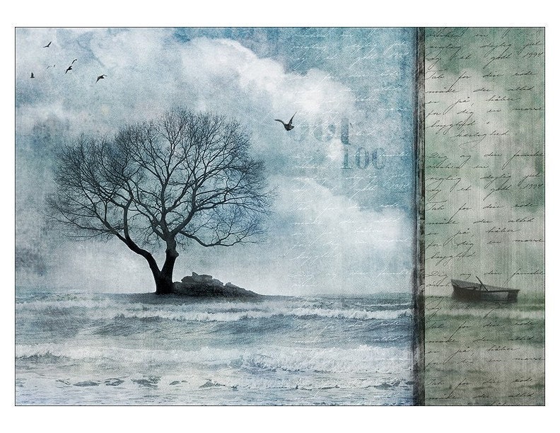 Aqueous Sentiments, 8x10 or 8.5x11 Inch Print