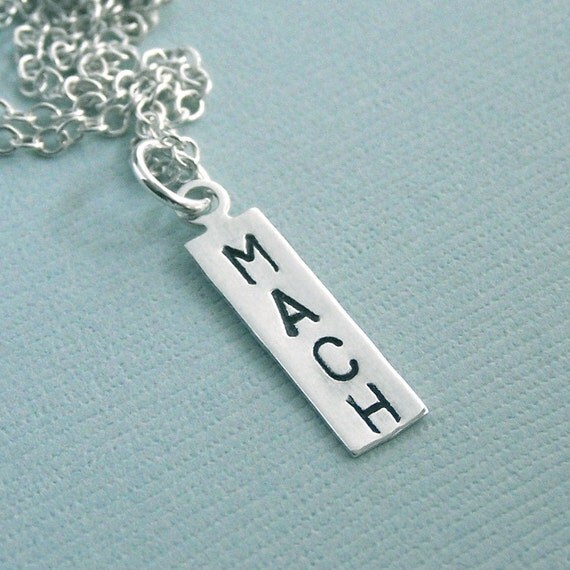 Little Title Tag - Sterling Silver Necklace for Performance Dog Enthusiasts