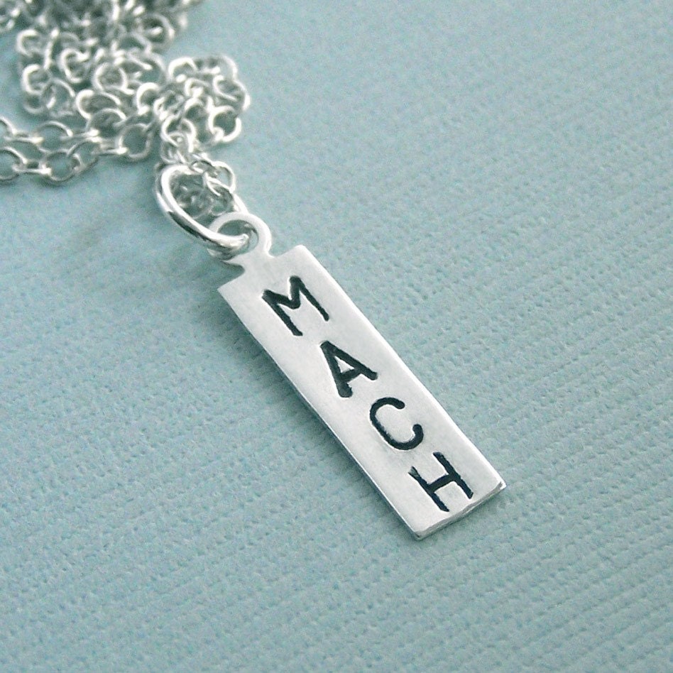 Little Title Tag - Sterling Silver Necklace for Performance Dog Enthusiasts