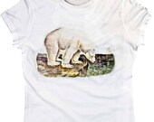 Polar Bear Tee Vintage Graphic LADIES T-shirt