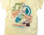 Funny Congratulations It's a Recession Funny 80s Clipart Political Graphic T-shirt S,M,L,XL,XXL, LADIES and Mens Available