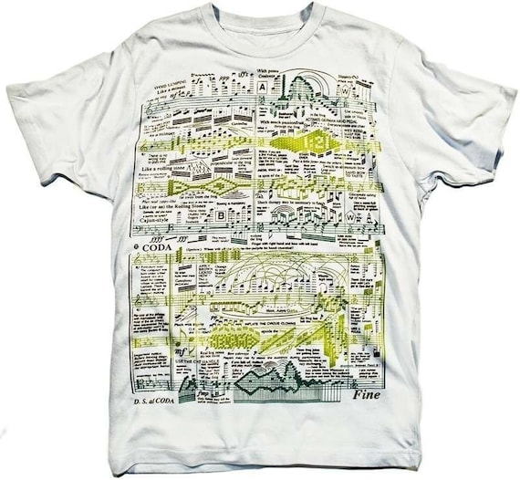 Sheet Music Tee Impossible to play Crazy Joke T-Shirt