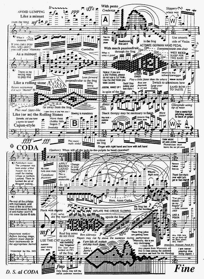 Sheet Music Tee Impossible to play Crazy Joke T-Shirt