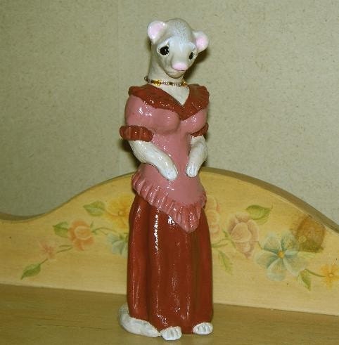 Victoria  a ferret figurine