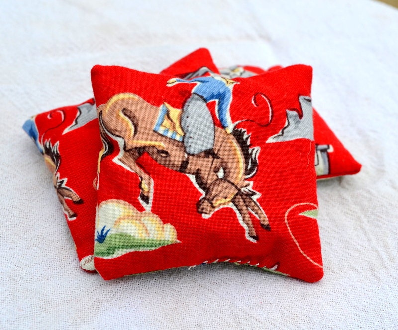 Retro Cowboy Juggling Bags