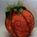 Mystical Pumpkin Quilted Fall Decor Kimekomi Ornament