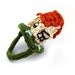 house - crocheted ring