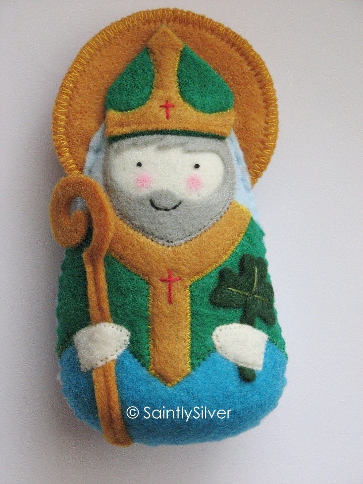 Saint Patrick Felt Saint Softie