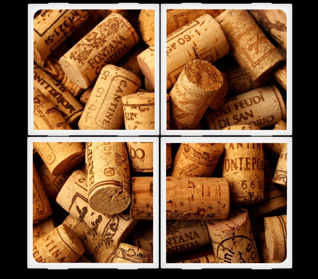 Corks - Ceramic Coaster Set