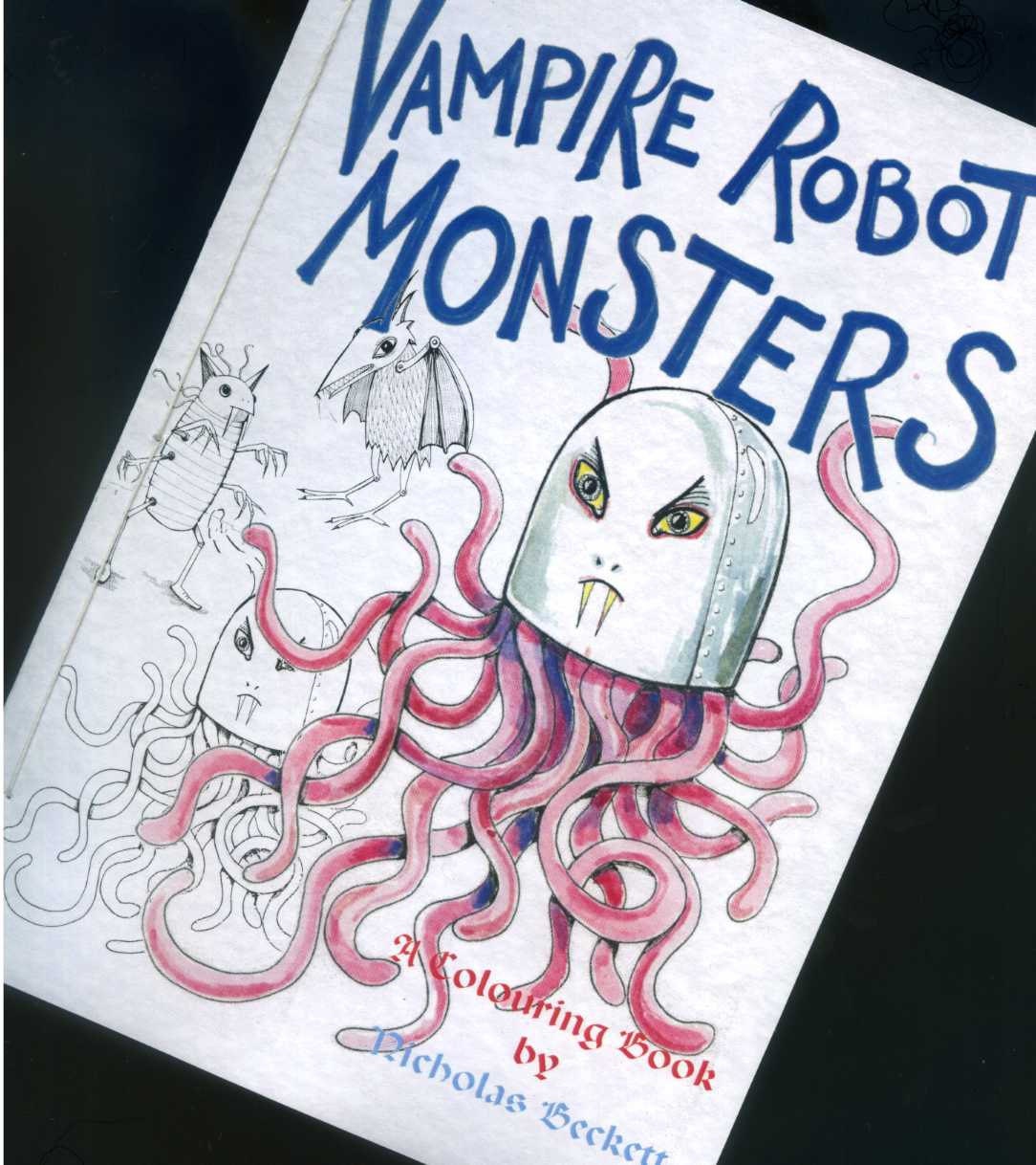 Vampire Robot Monsters - Colouring Book
