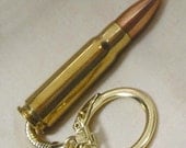 Bullet Key Chain Brass 7.62 x 39 Military - AK-47 or SKS caliber