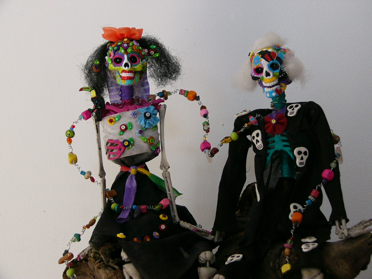 Do Not Buy On Exhibit at Zhou B Art Center Loving You Forever And Beyond recycled found object art Day Of The Dead