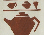 Russet Tea Set Flour Sack Tea Towel