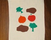 Vegetable Produce Sack with Drawstring-Reusable