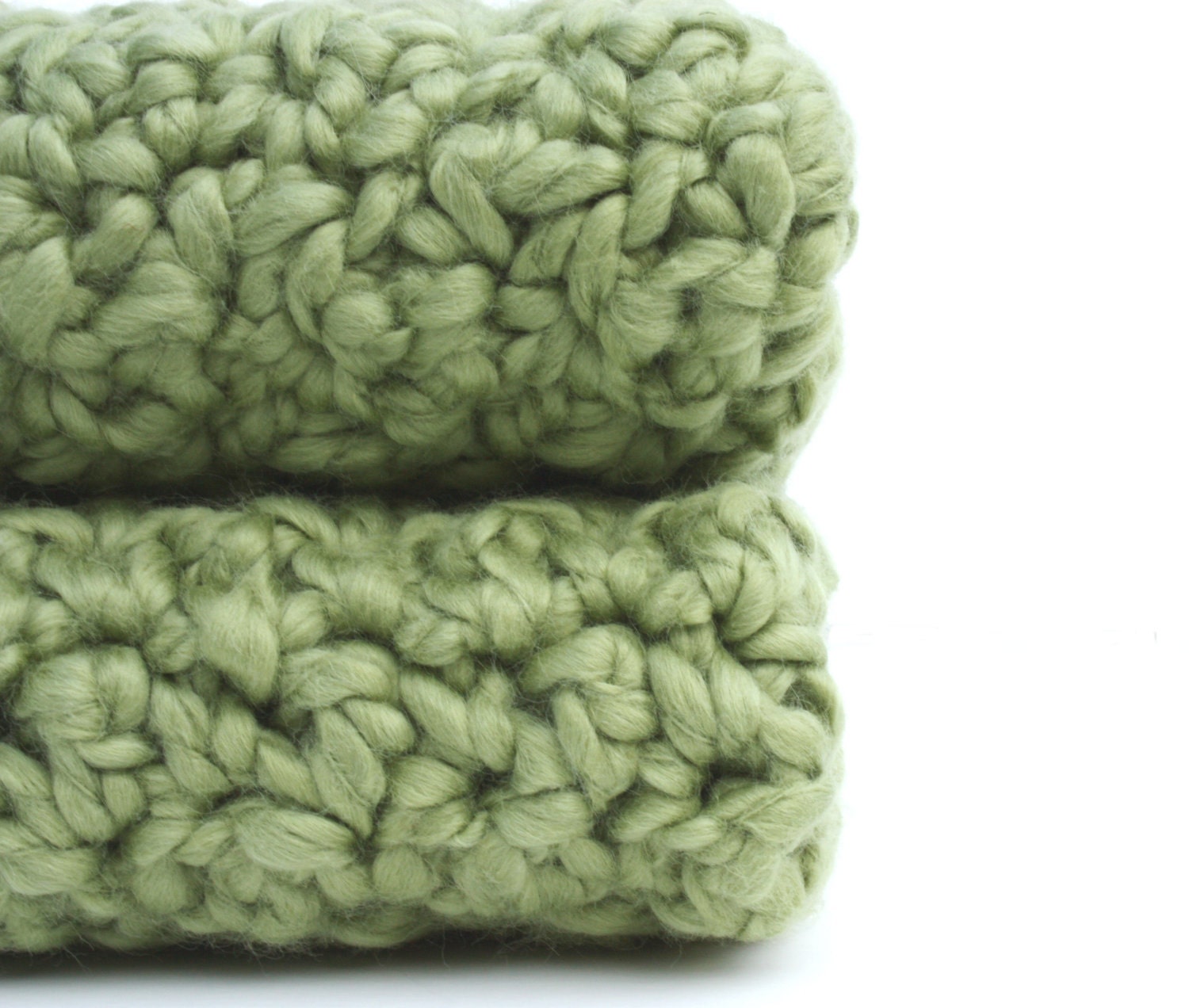 Eco Friendly Organic Cotton Washcloths Green