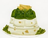 green gelatin original painting
