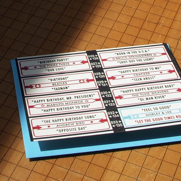 birthday jukebox