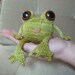 Knitted Happy Frog