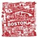 Boston Silk Screen City Art Print Poster - Etsy