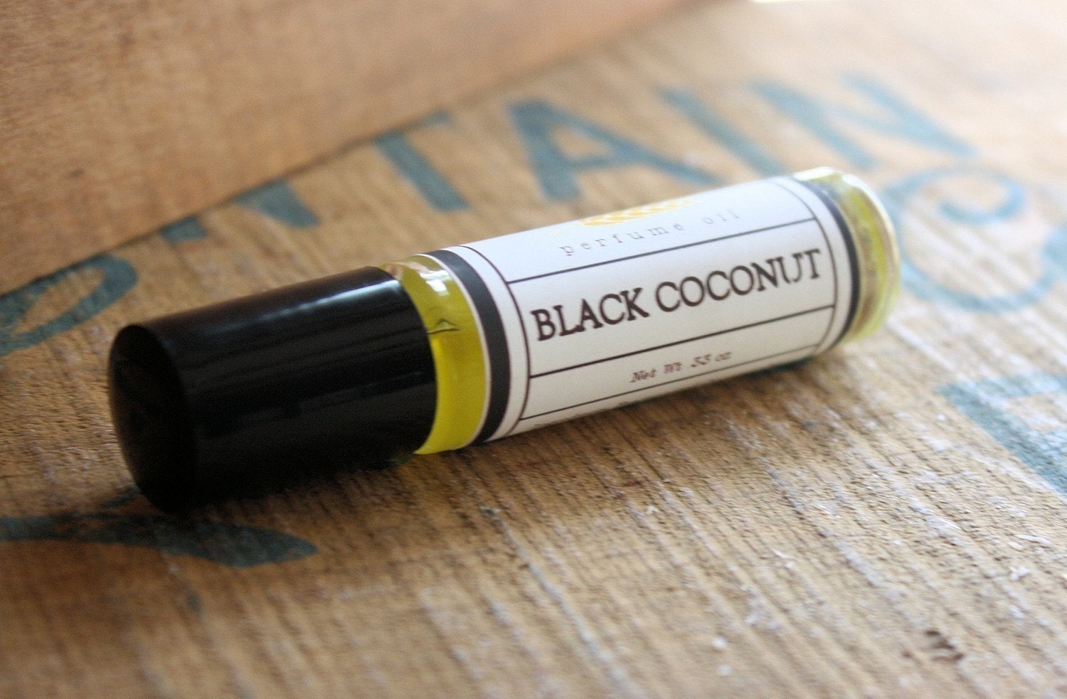 Black Coconut Perfume Oil Coconut Hemp Roll On