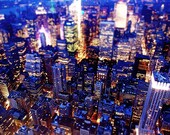 Purple Night - Empire State - New York City View - 8x10 Photo