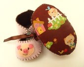 Three Little Pigs Baby Girl Booties -Limited Edition Spring/Summer 2011