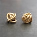 Tiny Teeny Tornado Posts 14K gold filled wire stud earrings